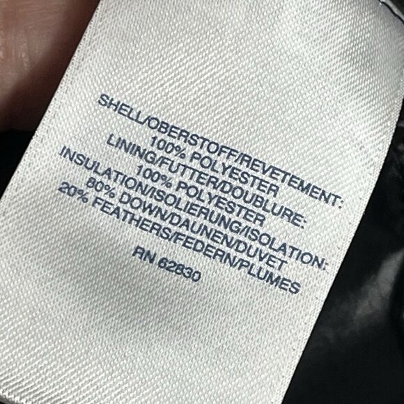 Lands End Vest Mens XL Black Down Puffer Outdoor Active Feathers Streetwear Warm - Picture 10 of 11